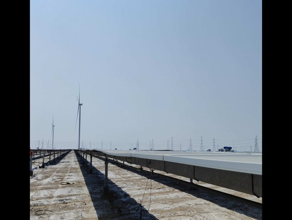 Khavda Solar Park, Kutch district, Gujrat, India