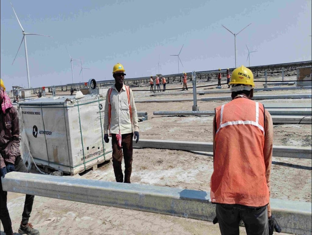 Khavda Solar Park, Kutch district, Gujrat, India