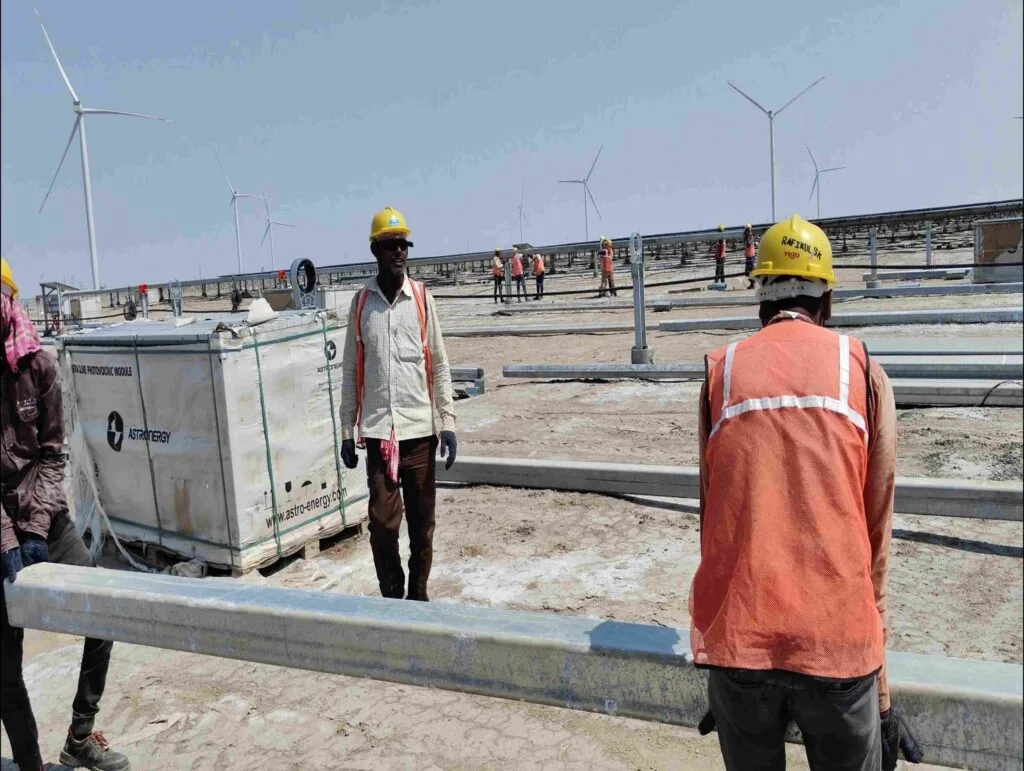 Khavda Solar Park, Kutch district, Gujrat, India