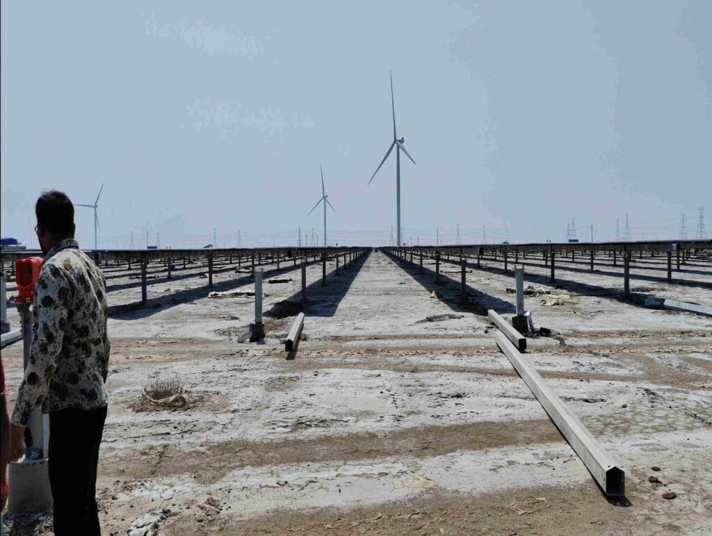 Khavda Solar Park, Kutch district, Gujrat, India