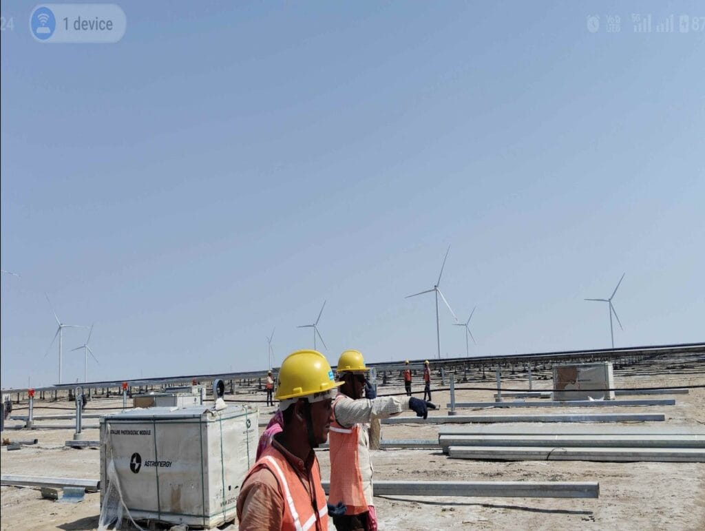 Khavda Solar Park, Kutch district, Gujrat, India